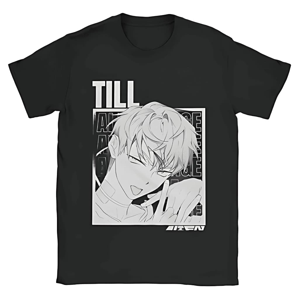Camiseta CamisaAlien Stage Personagem Till Blusa 100% Algodão Design Preto e Branco Unissex Adulto/Infantil