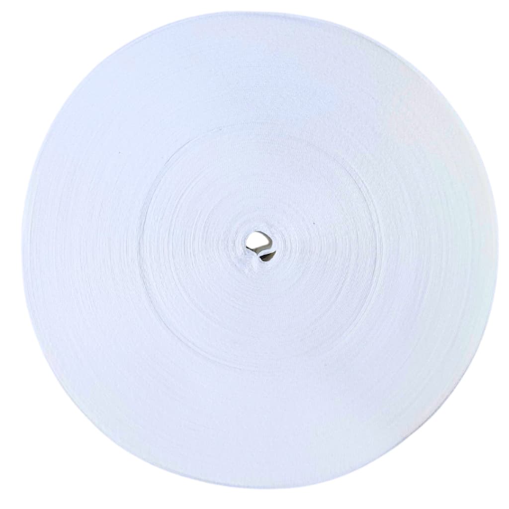 Fita Acetinada 600 metros Branca 15mm Para Sublimação Kit 12 Rolos de 50m cada