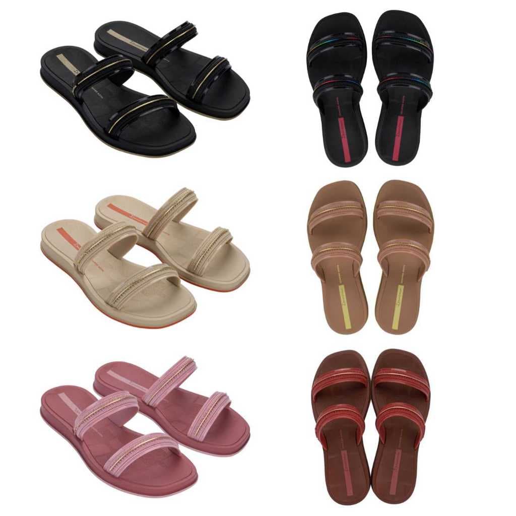 Chinelo feminino ipanema diversa slide ad  lançamento Original