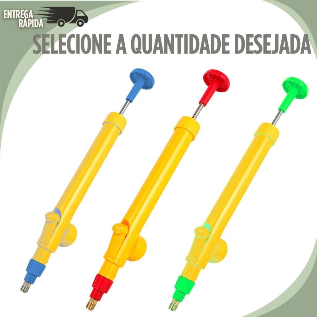 1, 3 ou 4  Pulverizador Amarelo Manual Multiuso para Garrafa Pet Promoçao