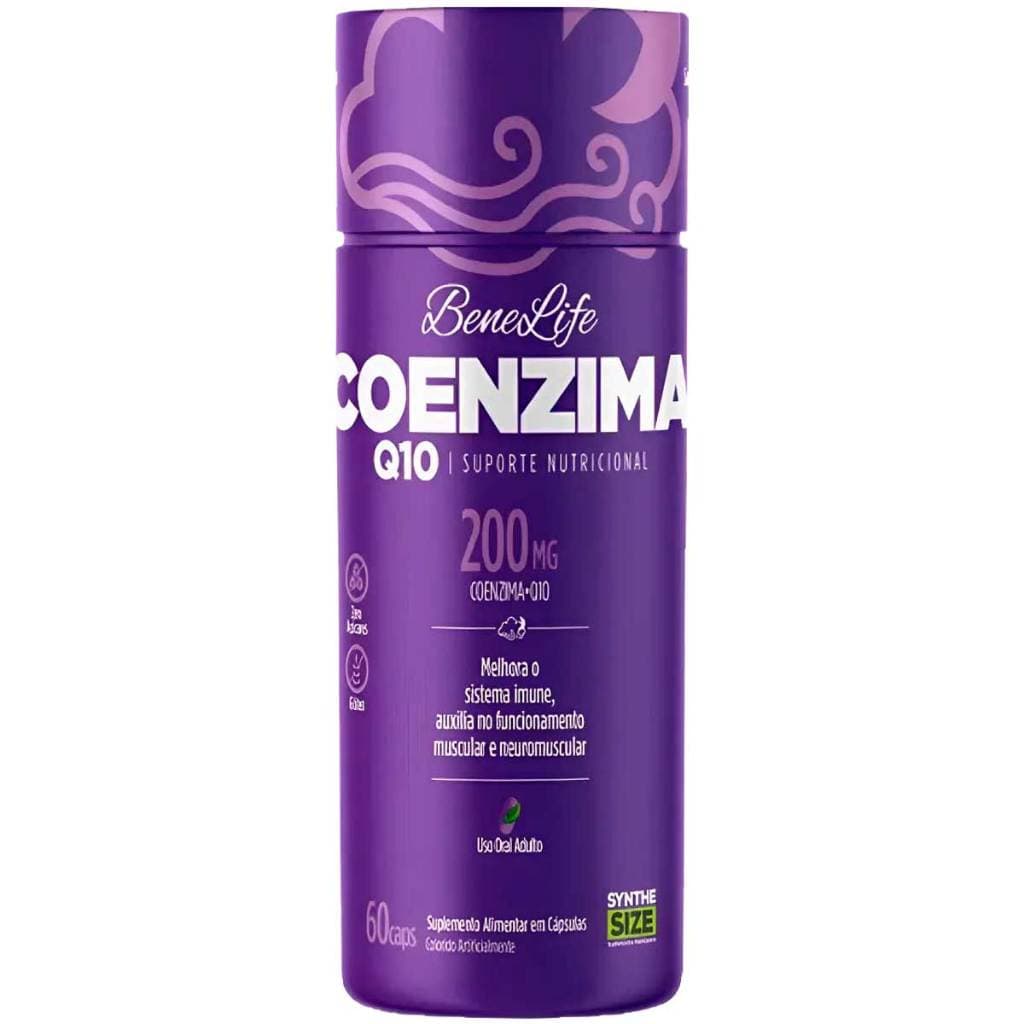 Coenzima Q10 200mg com 60 Cápsulas Synthesize Sem Sabor