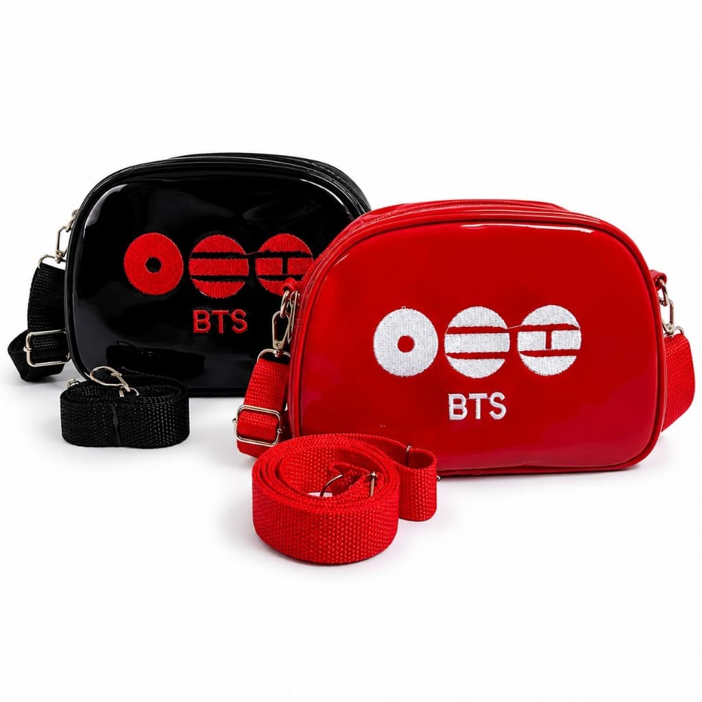 Bolsa Transversal BTS ARIRANG Bordada Kpop Army Compacta 1 Unidade