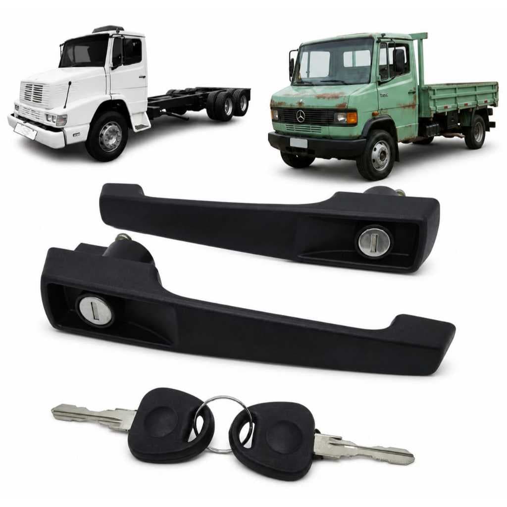 Par de Maçanetas caminhão Mercedes 709- 710- 912- 1418 -1941