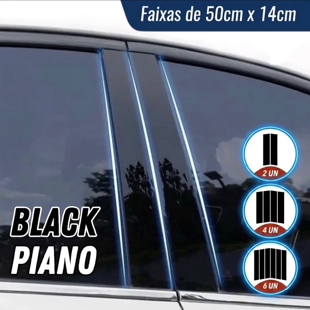 Adesivo Black Piano, Fibra de Carbono 5d, 3d, 4d, Jateado, Fosco Coluna das Portas Janela do Carro Insulfilme