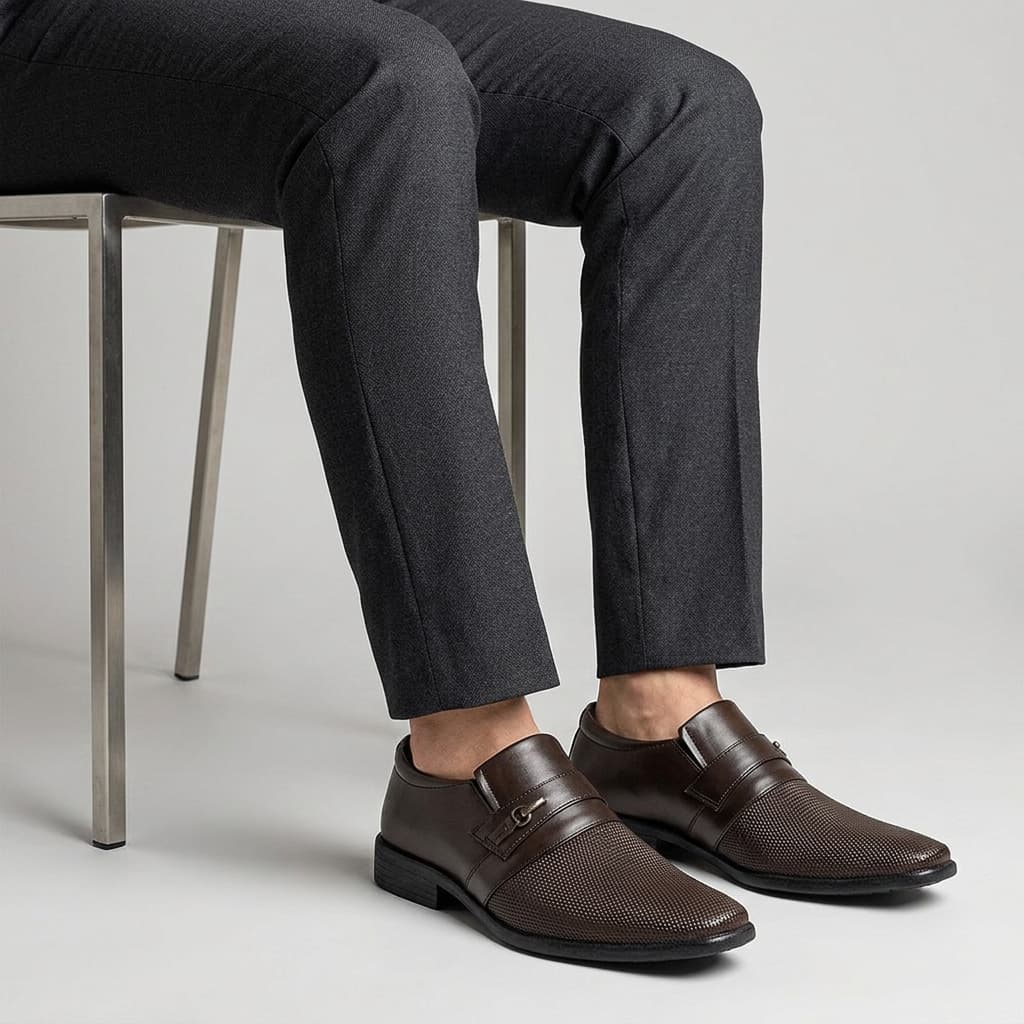 Sapato Masculino Social Italiano  Freeport Café Casual Leve Macio Giolo