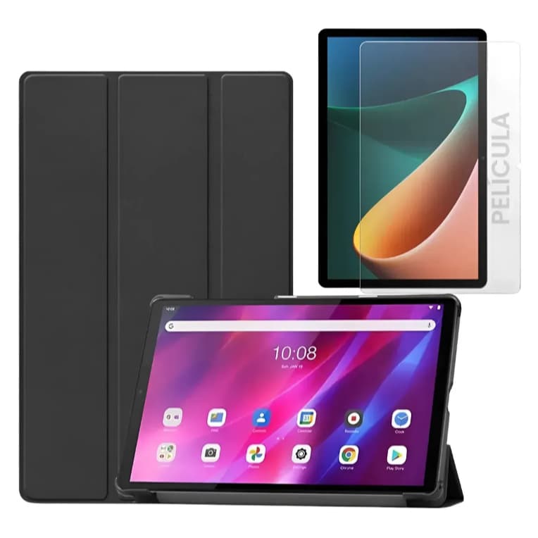 Case Smart + Pelicula Para Tablet Lenovo Tab 10.1'