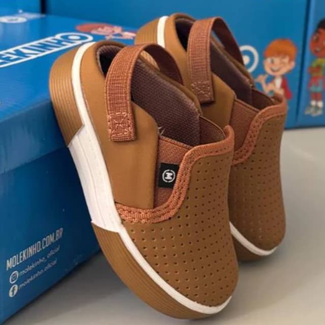 Tênis Mule Infantil Molekinho   com Elástico Traseiro  Confortável e Estiloso