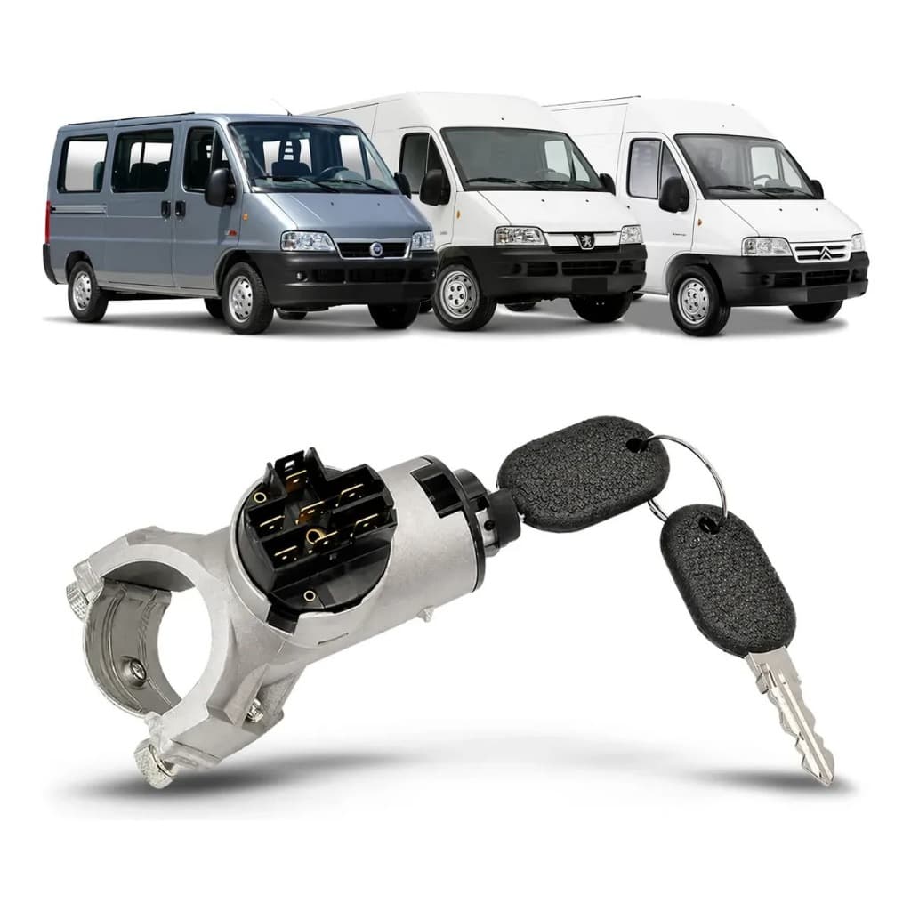 Trava Coluna Direção Ducato Jumper e Boxer Com Chave e Parte Elétrica