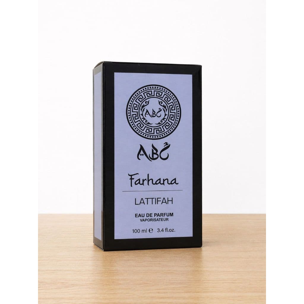Perfume Árabe Feminino Lattifah ABC Farhana Eau de Parfum 100ml
