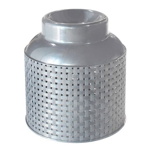 CAPA PARA BOTIJAO RATTAN PRATA 13 Kls