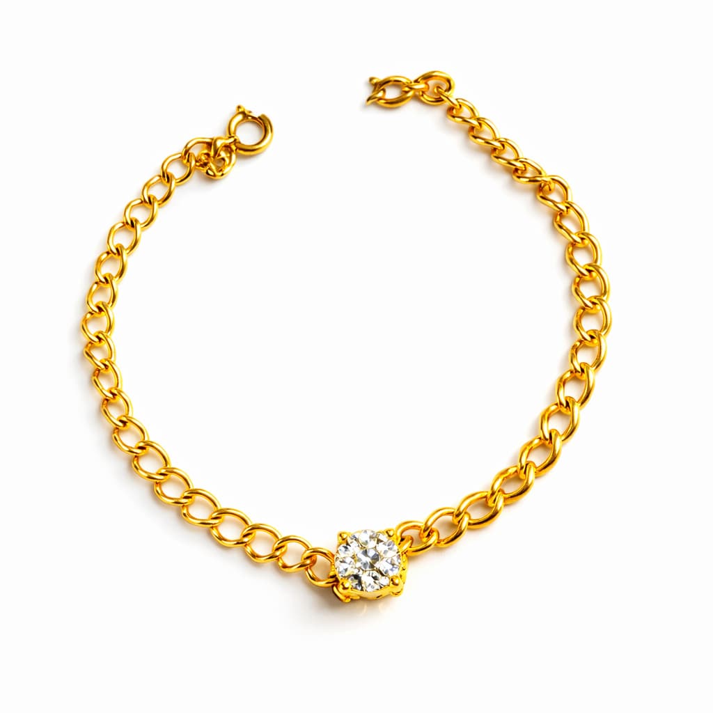 Kit Semi Joias Femininas Luxo Banhado a Ouro ✨ Não Escurece + Pulseira e Brincos