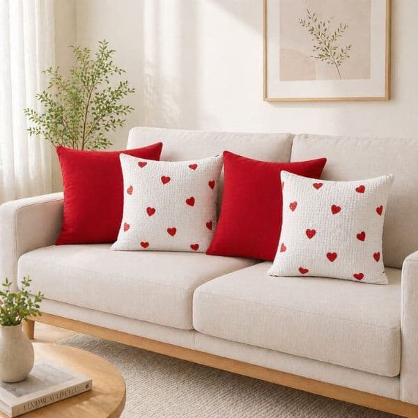 Capas de Almofada 40x40 Piquet Favinho – Kit 4 Decorativas | Promoção leve já