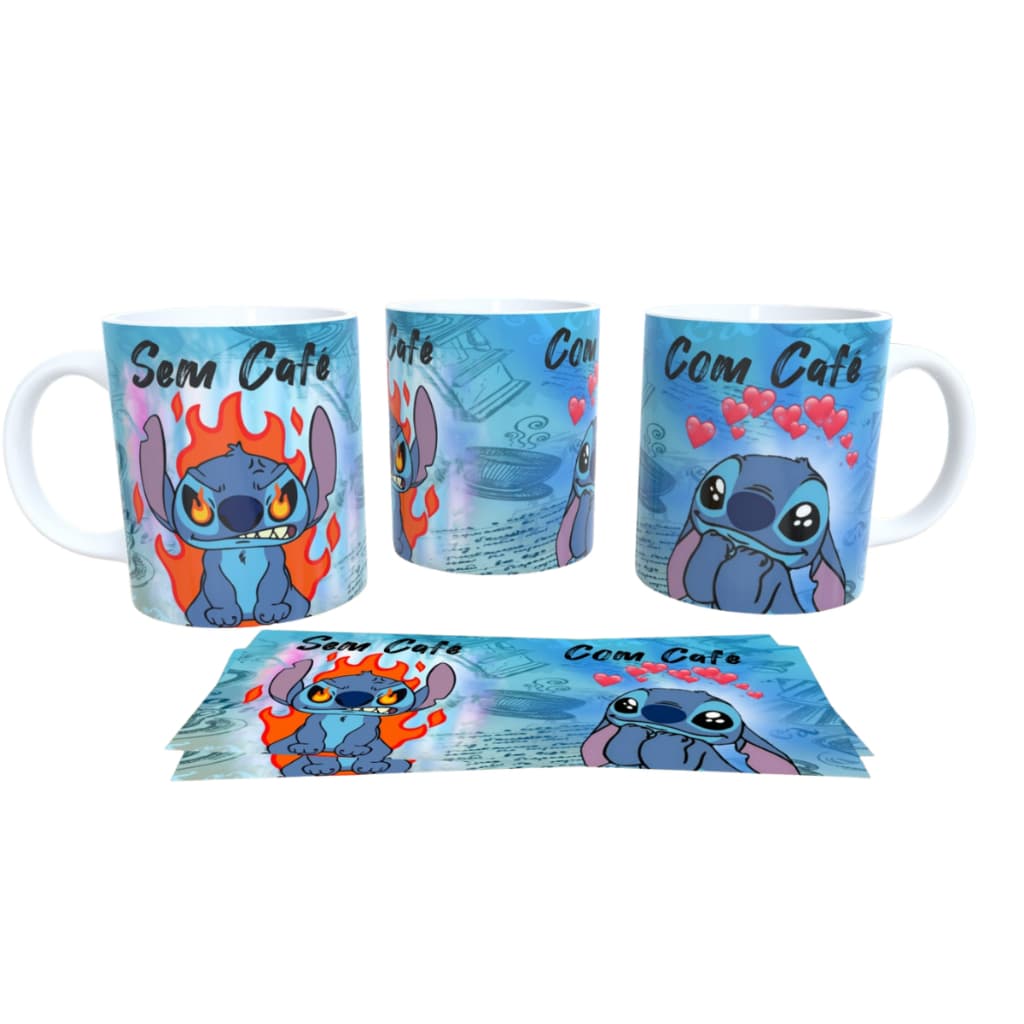 Canecas Lilo Stitch Personalizada de Porcelana Premium Diversos Modelos