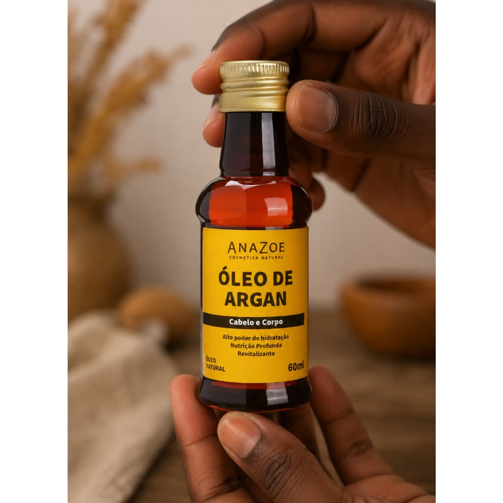 Óleo de Argan Cabelo e Corpo 60ml Anazoe