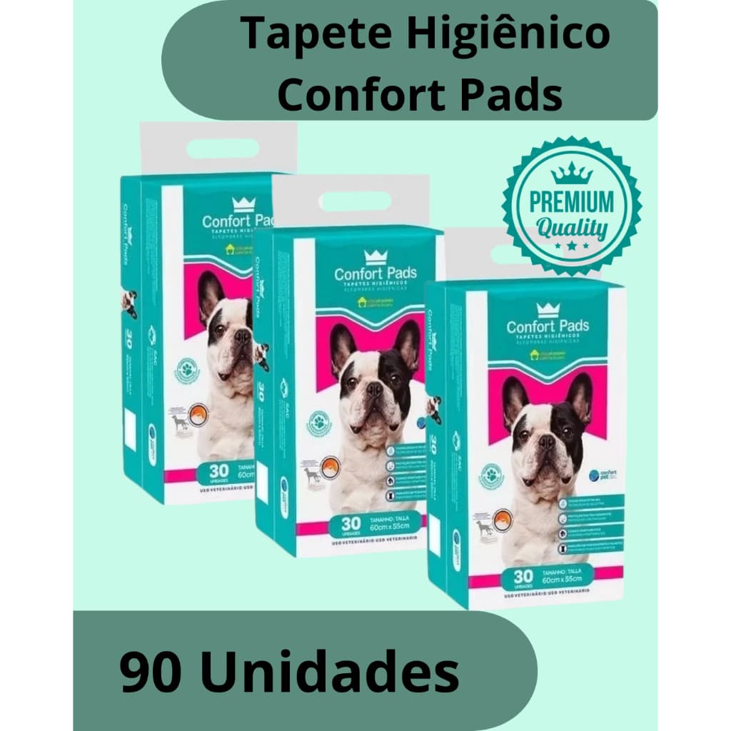 Tapete Higiênico Para Cães Cachorro Confort Pads