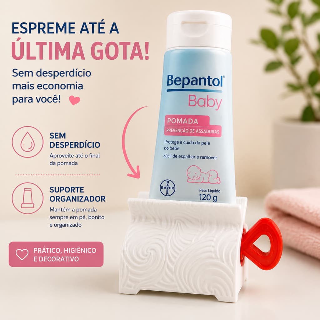 Espremedor de Pomada Sem Desperdício | Aproveita Até a Última Gota