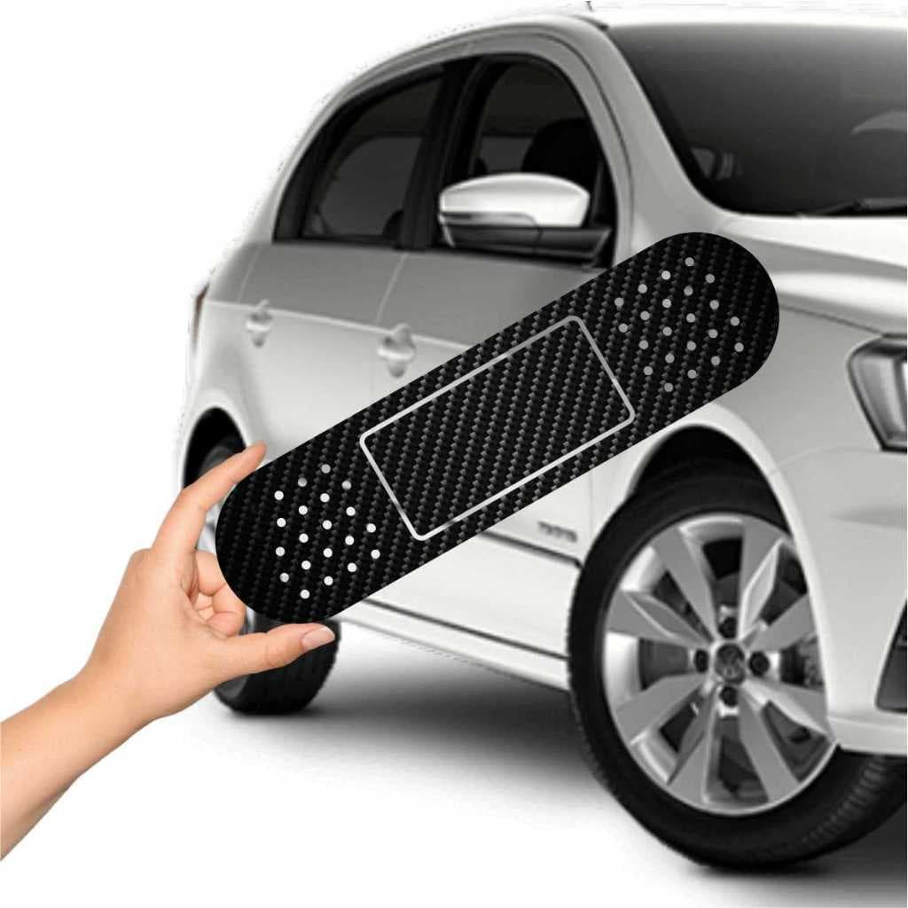 Adesivo Preto Band-aid Fake Gigante Curativo Carro Humor