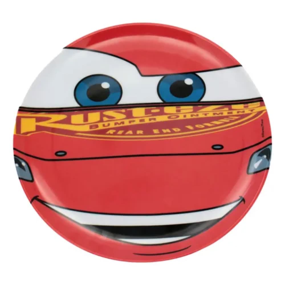Prato Raso Infantil Carros Disney 20cm | Ideal para Refeições de Crianças