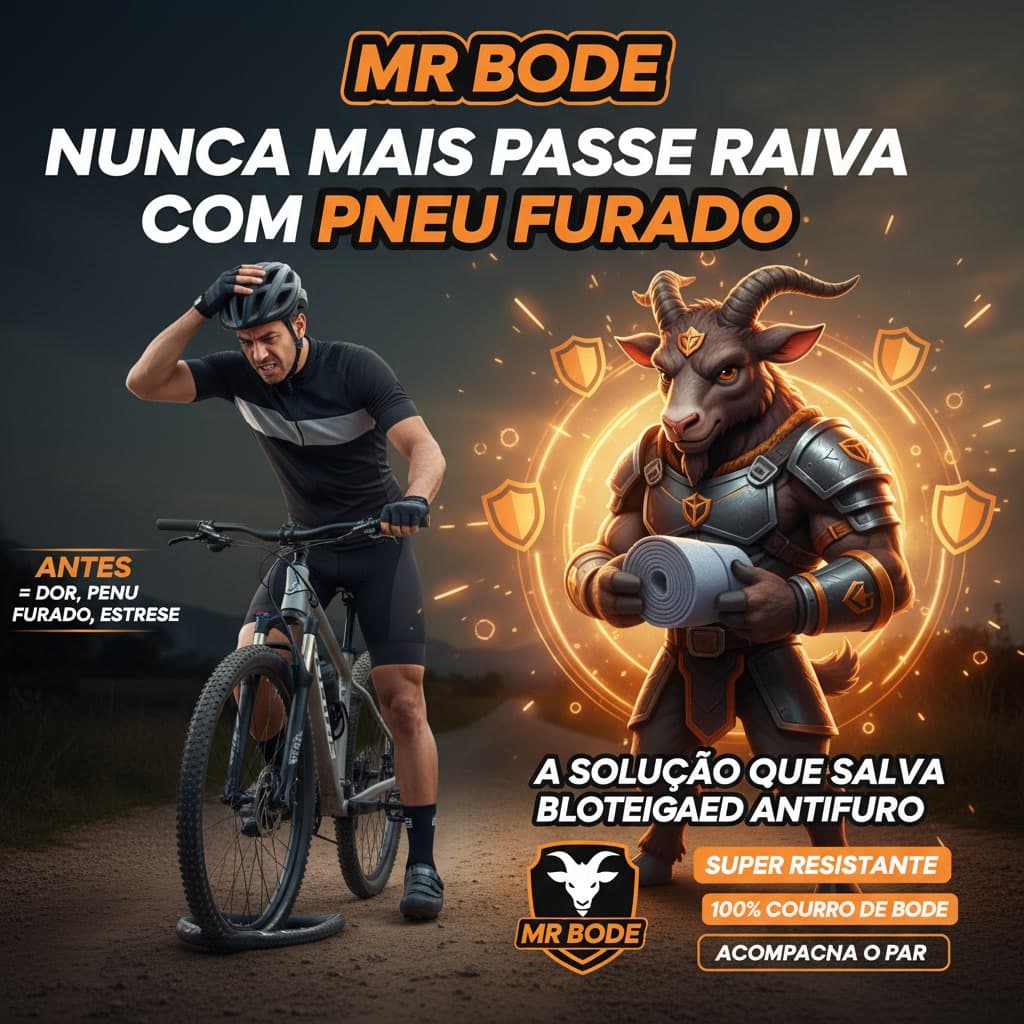 MR BODE Par Antifuro em Couro A Proteção que Salva Seu Pedal em Qualquer Terreno