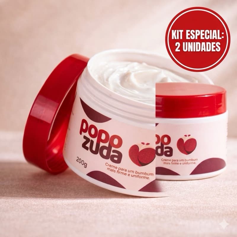 2 unidades de Creme Firmador  Anticelulite para Bumbum Efeito aquecimento - Termogênico