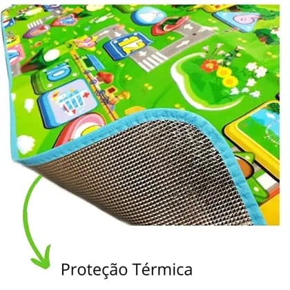 Tapete Tatame Infantil Dobravel Grande Quarto Bebê 1,80 x 2,00 - Ápia Baby (Estampas Sortidas)