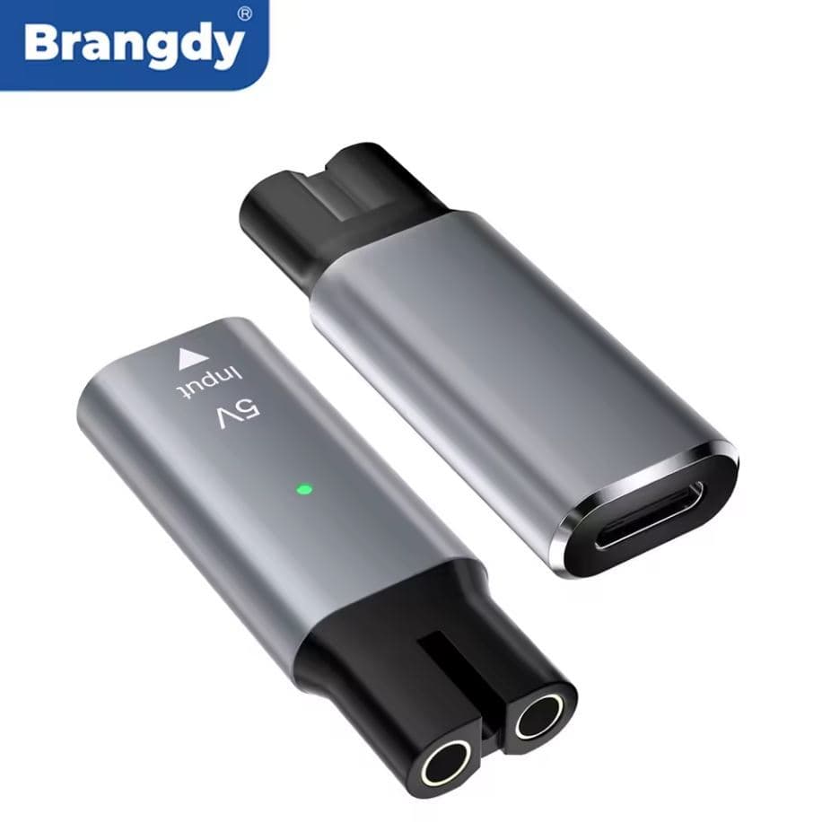 Adaptador USB Tipo-C 5V  para Carregador de Barbeador