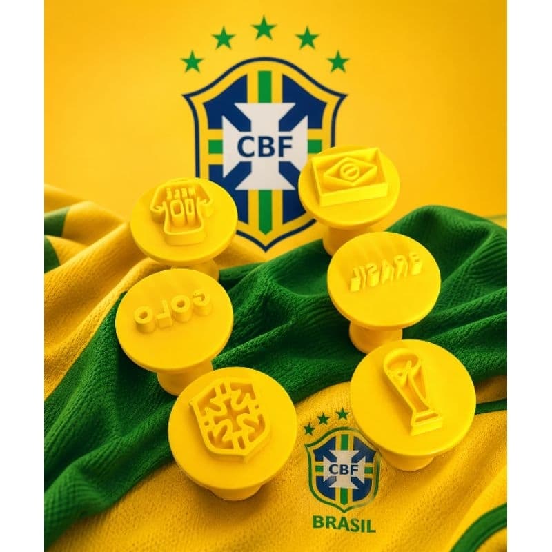 Carimbo para brigadeiro, massas e doces decorativos copa do Brasil, diversas heróis, homens, Playstation, Mario, mickey