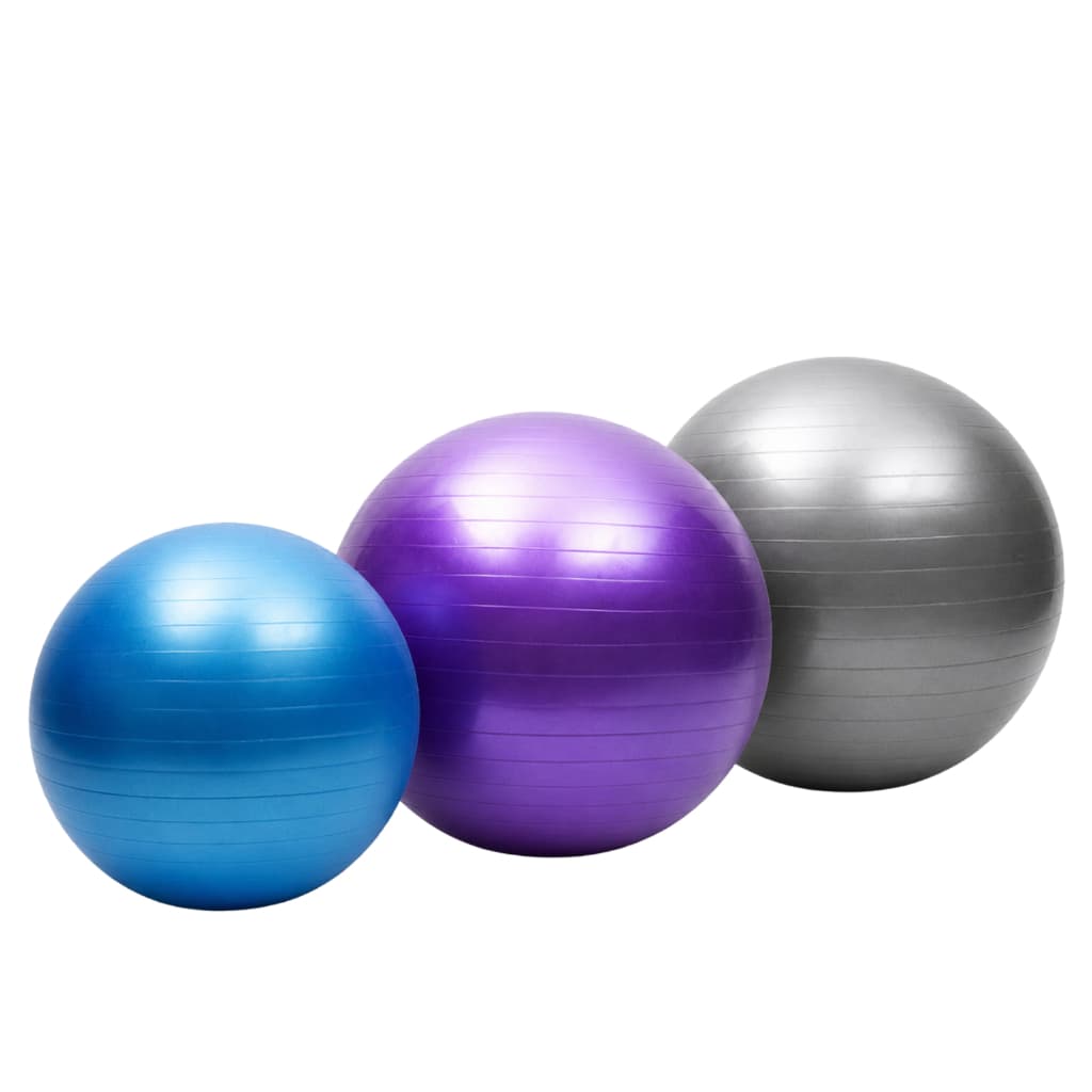 Kit 3 Bola Suiça 55cm 65cm 75cm Funcional | Academia