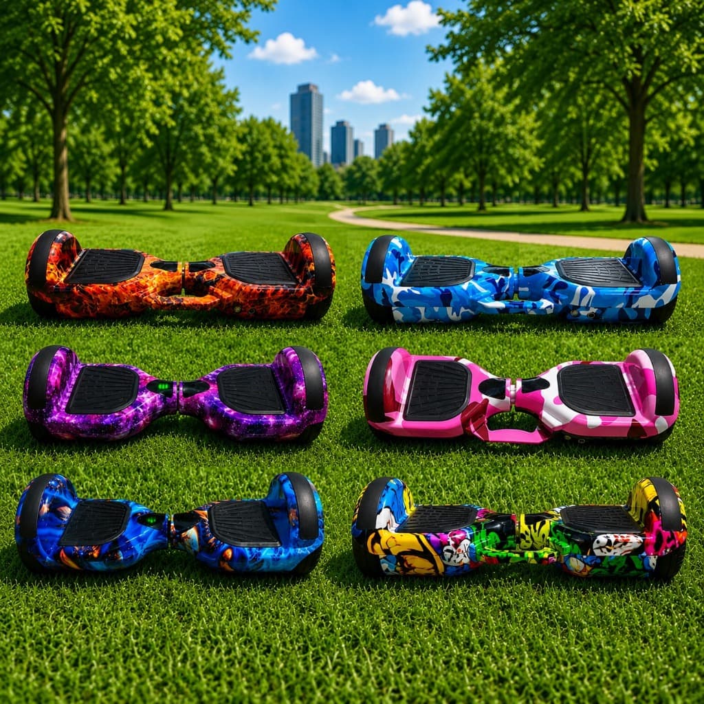 Hoverboard Infantil 6,5" com Luzes, Bluetooth, Música e Motor 600W – Meninos e Meninas