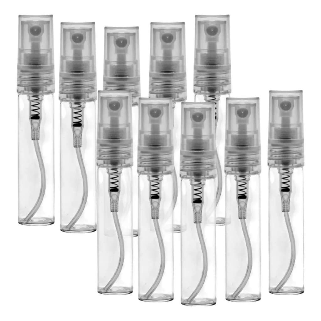 Kit 250 vidros 5ml decant transparente