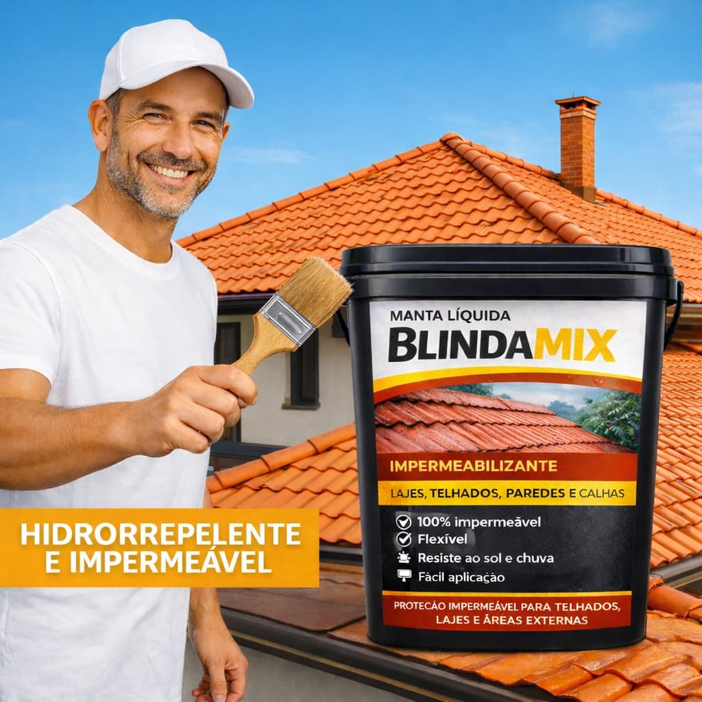 Tinta Emborrachada Premium 3.6kg Impermeabilizante Flexível 3.6kg ou 1kg 24H VC