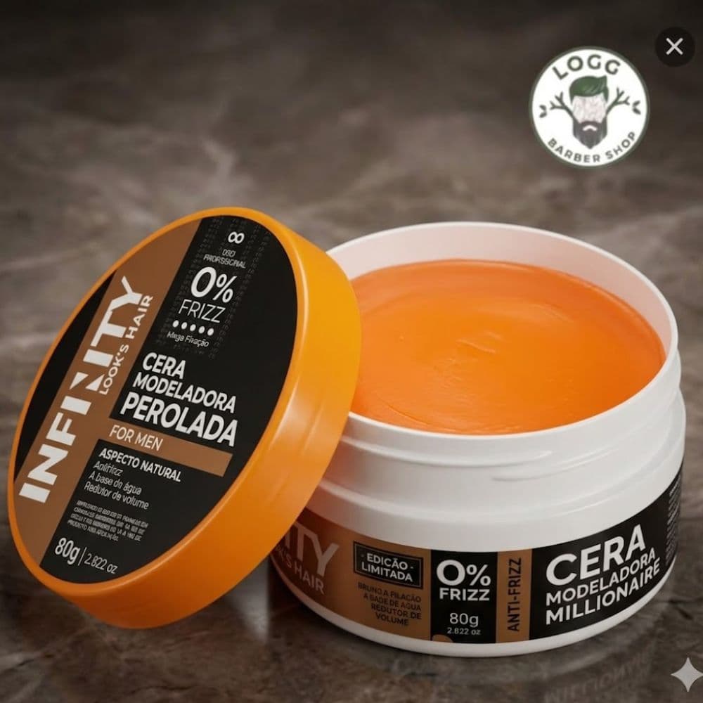 Cera Pomada Perolada Fox For Infinity 80g - Deixe seu cabelo perolado!