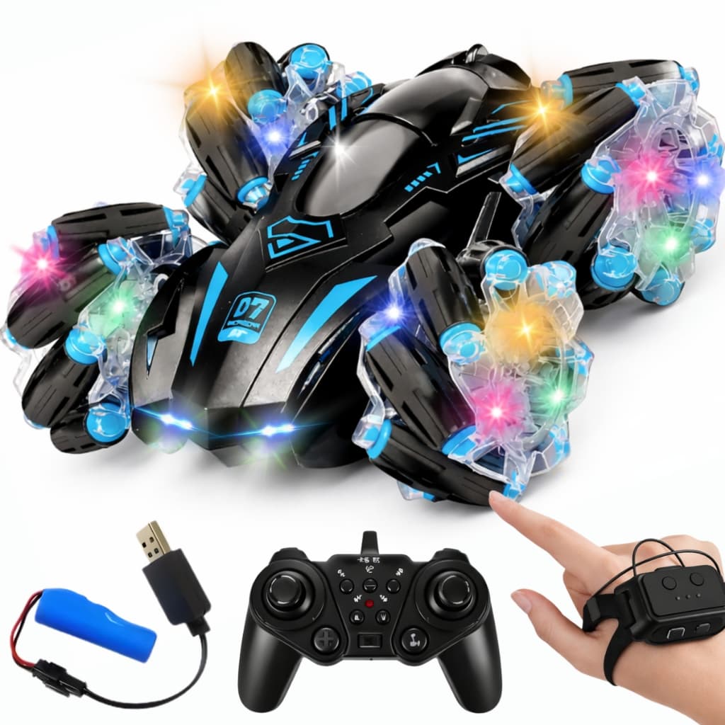 Carrinho  Drift Controle Remoto 360° Luz Veloz  Com Sensor