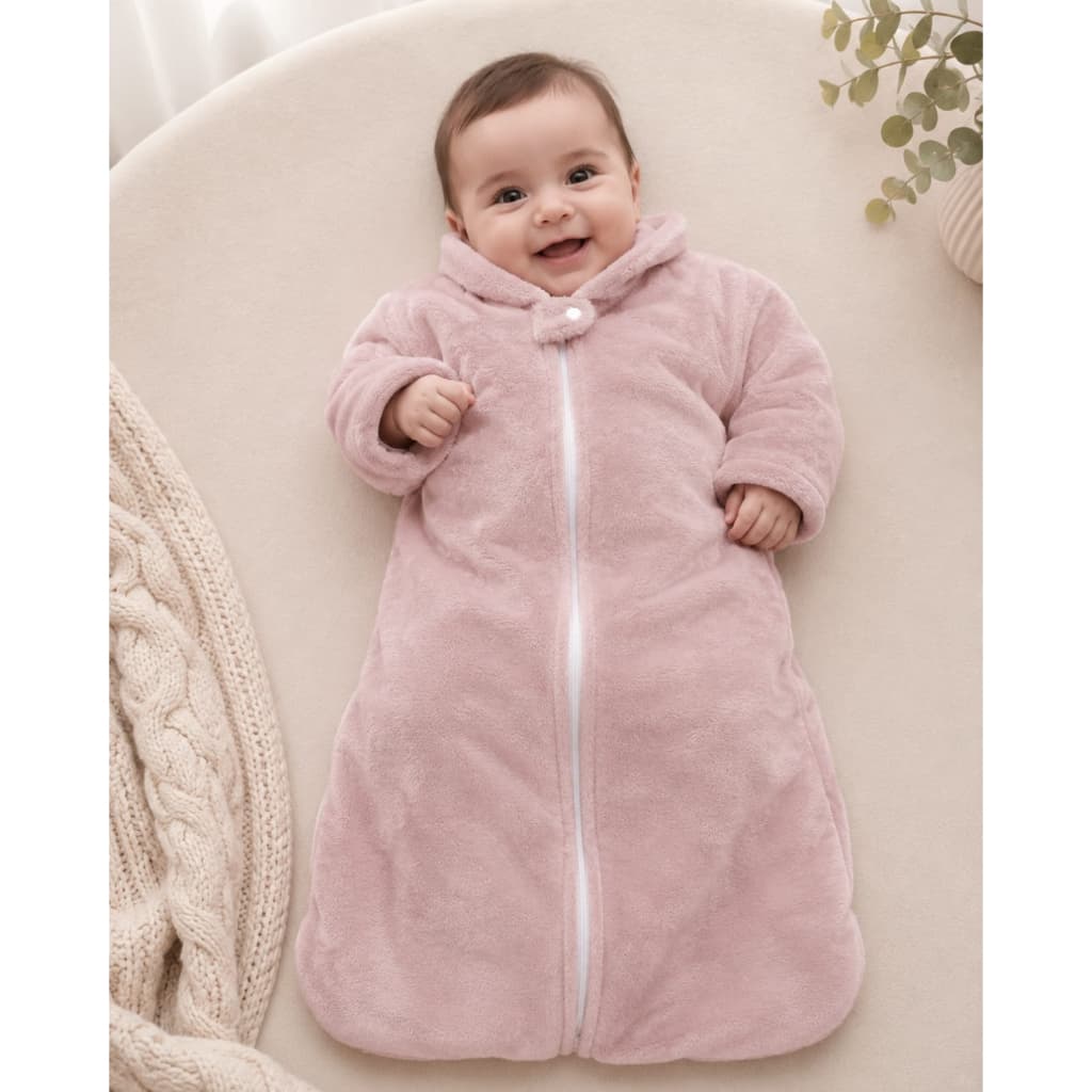 Saco de Dormir para Bebe Casulo com Zíper Pijama