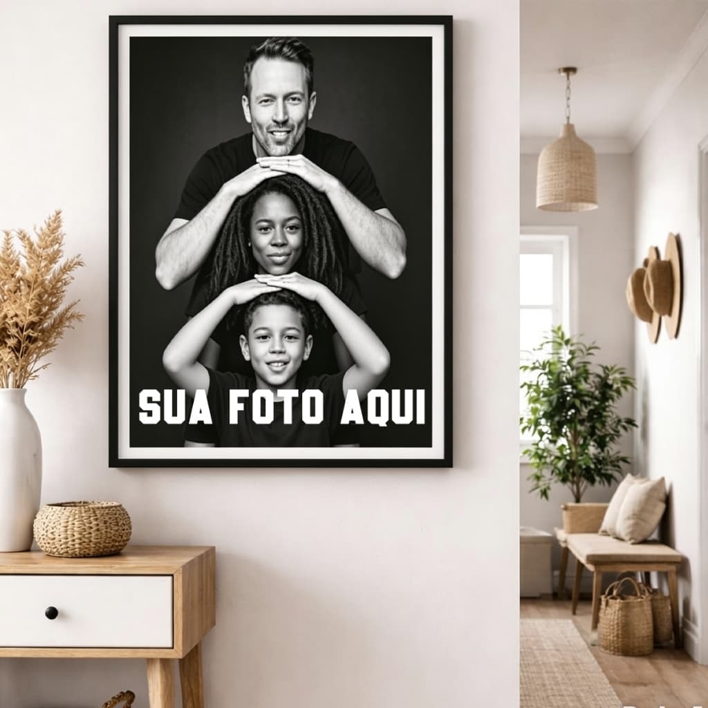 Placa Quadro Decorativo 60x40 Personalizado Com sua Foto ou Imagem
