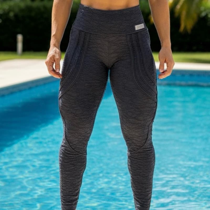 Calça legging Brocada empina bumbum - coração - Cos alto - Textura - Academia -  - empina glúteo - levanta bumbum