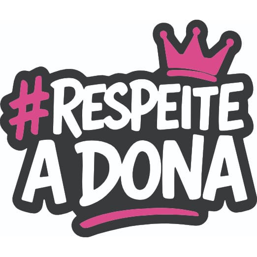 Adesivo Respeite a Dona para Carro Moto Caminhão Alta Qualidade