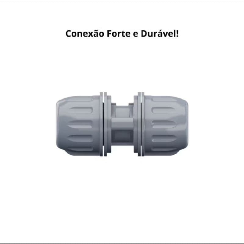 União De Compressão 32mm Pead Conexão Água Irrigação Polietileno Luva de compressão