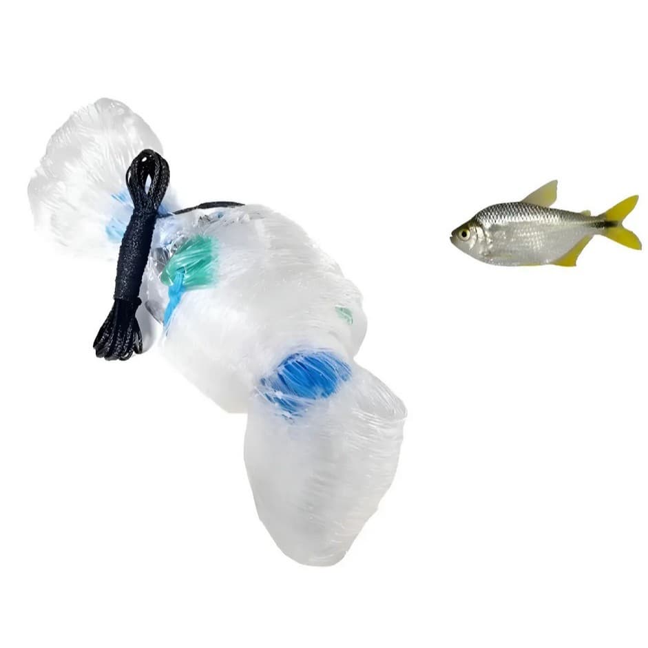 TARRAFINHA MALHA 4 6METROS FIO 0,30MM PESCA TAINHA LAMBARI PEIXE REI PESCADA TILÁPIA