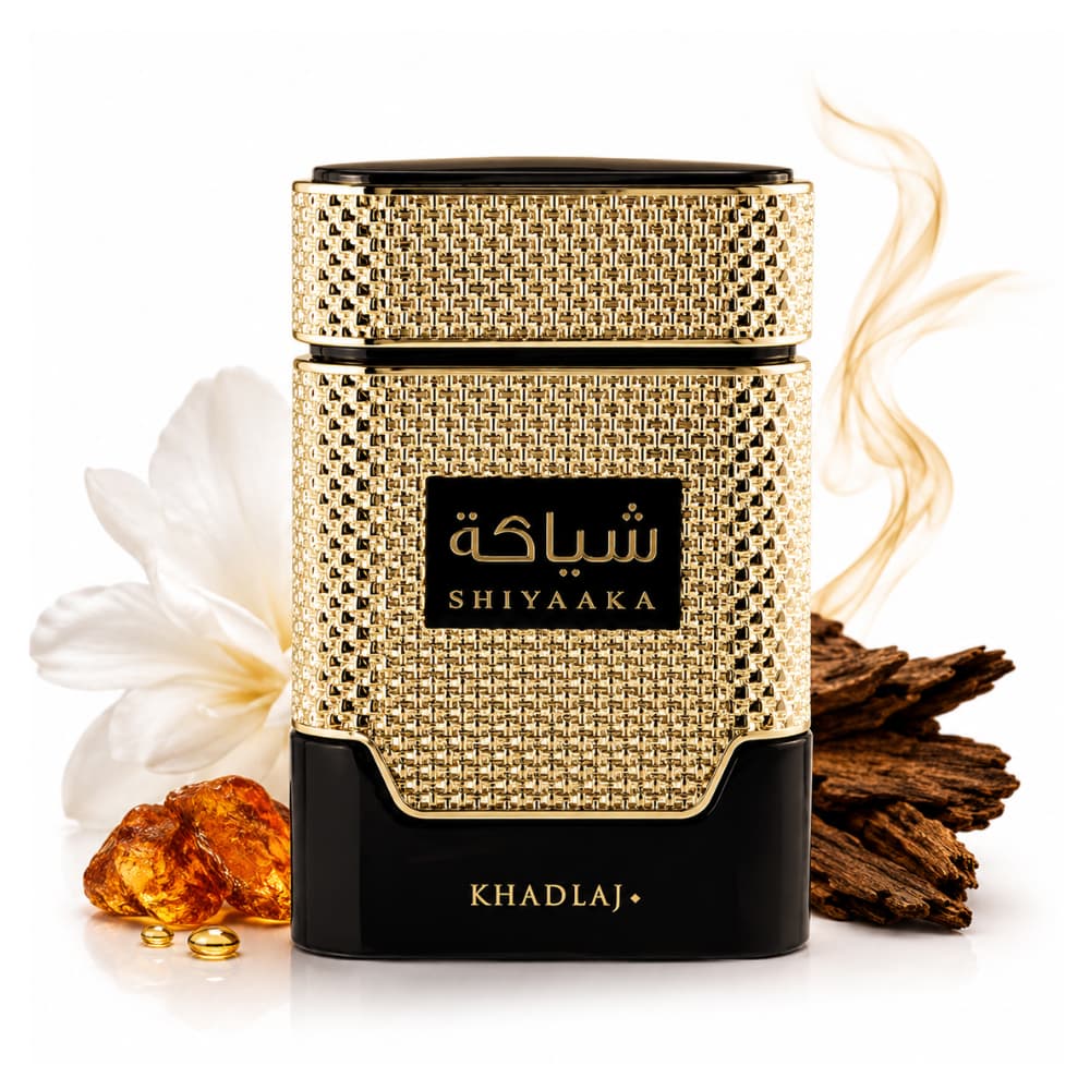 Shiyaaka Gold Khadlaj EDP Feminino Luxuoso 100ml - Importado - Original - Fragrância Marcante - Alta Fixação