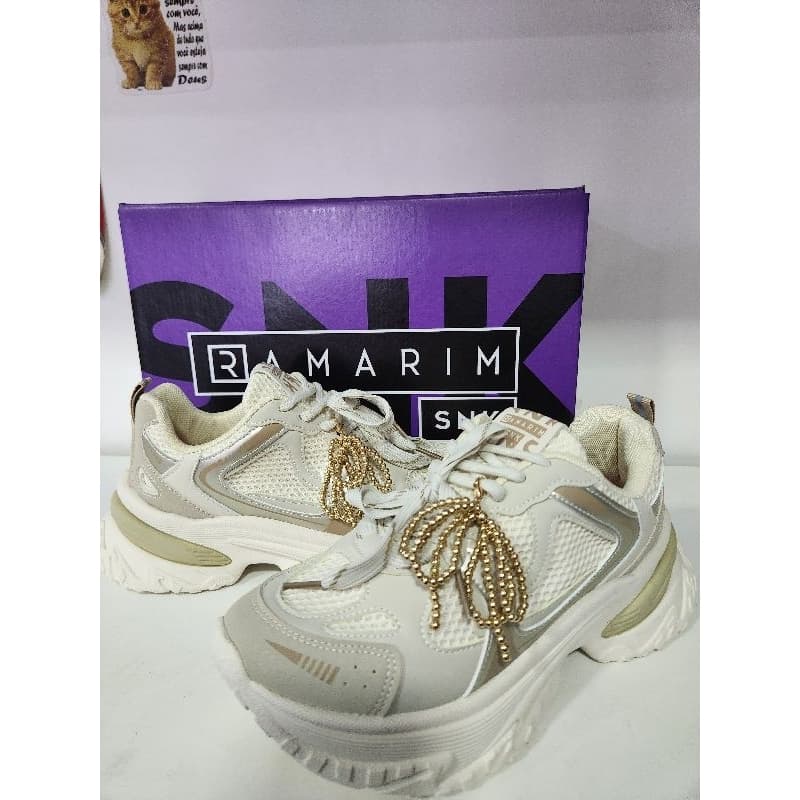 Ramarim tênis casual kyoto coconut 2671131
