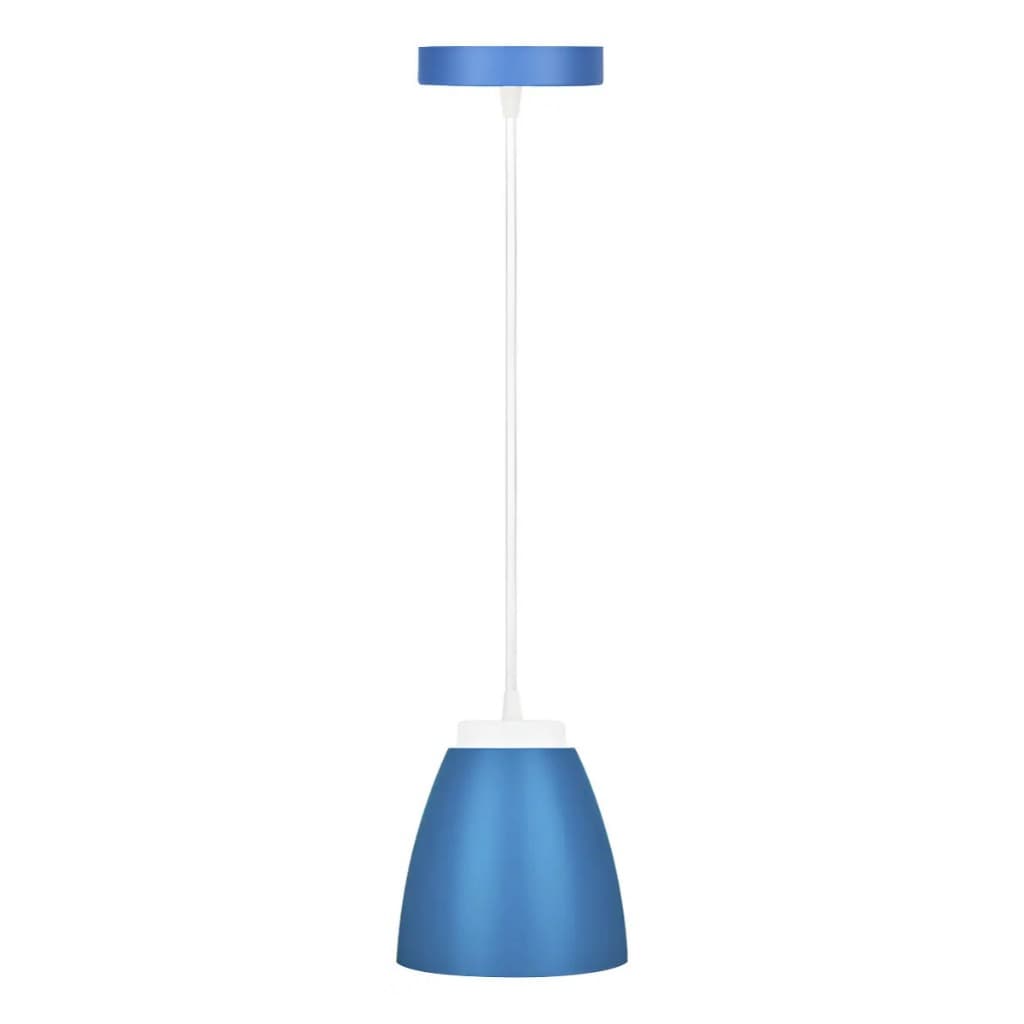 Kit 3 Luminarias Lampada Pendente Led Kian 9w Azul 127/220v