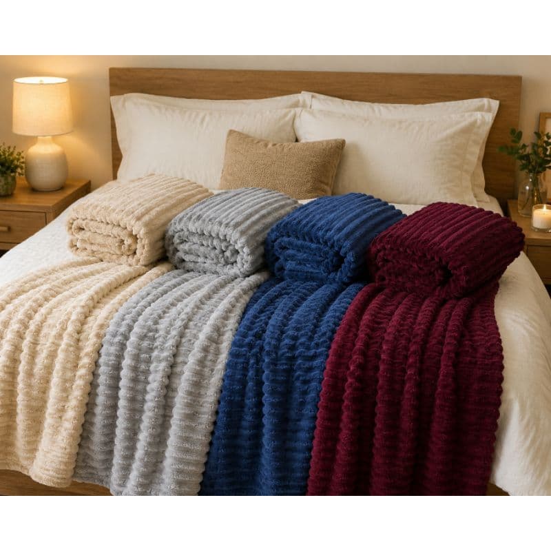 Cobertor Manta Fleece Soft Premium Casal Queen Microfibra Grosso - Inverno 2,40 x 2,20m
