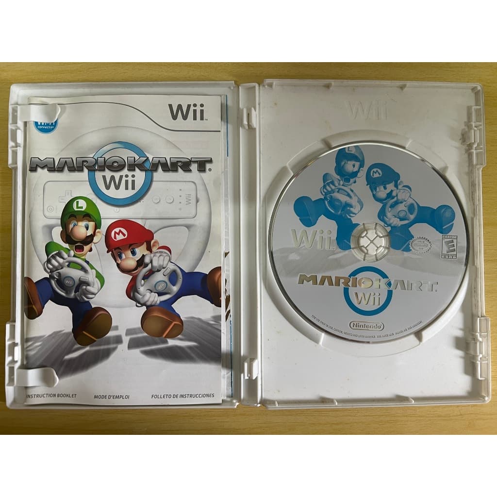 DVD Nintendo Wii Mario Kart Original funcionando com caixa e encarte