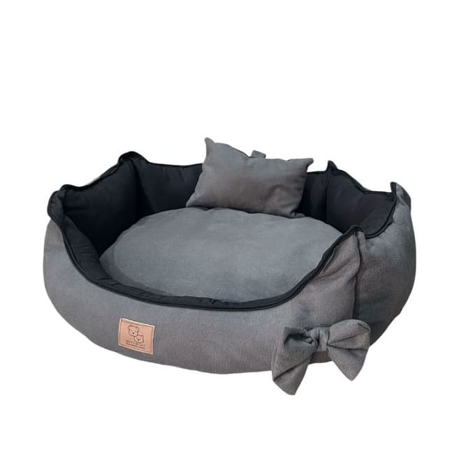 Caminha Redonda Pet Luxo Com Almofada