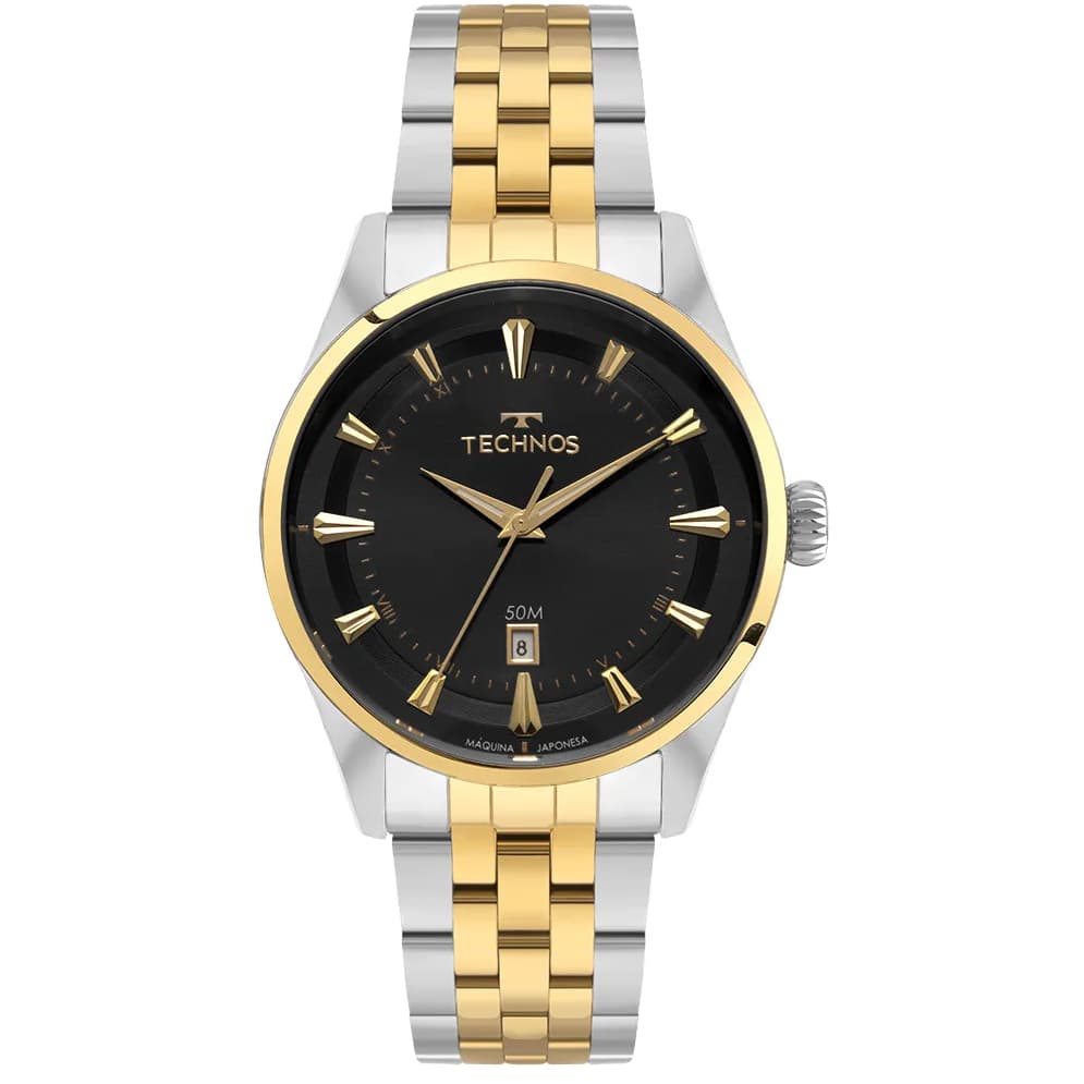 Relógio Technos Masculino Executive Bicolor