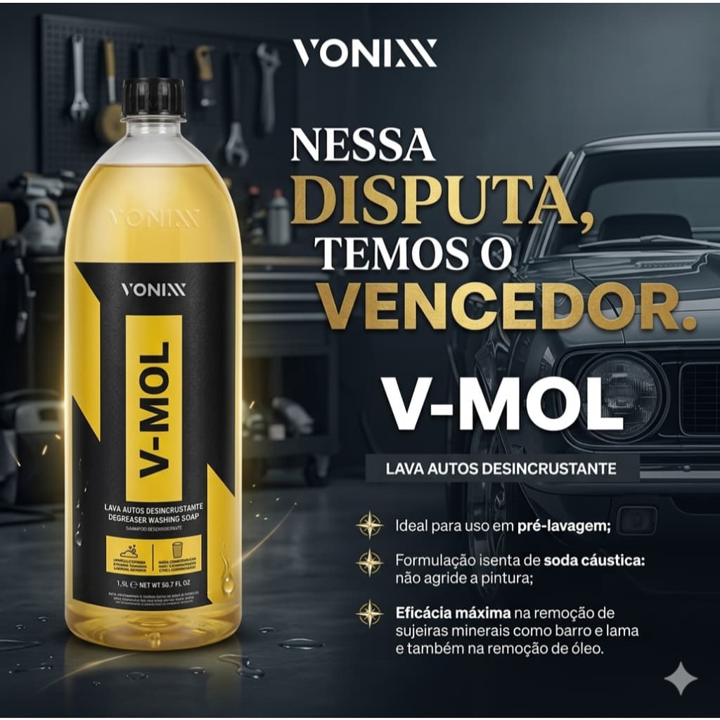 SHAMPOO AUTOMOTIVO V-MOL 1,5L