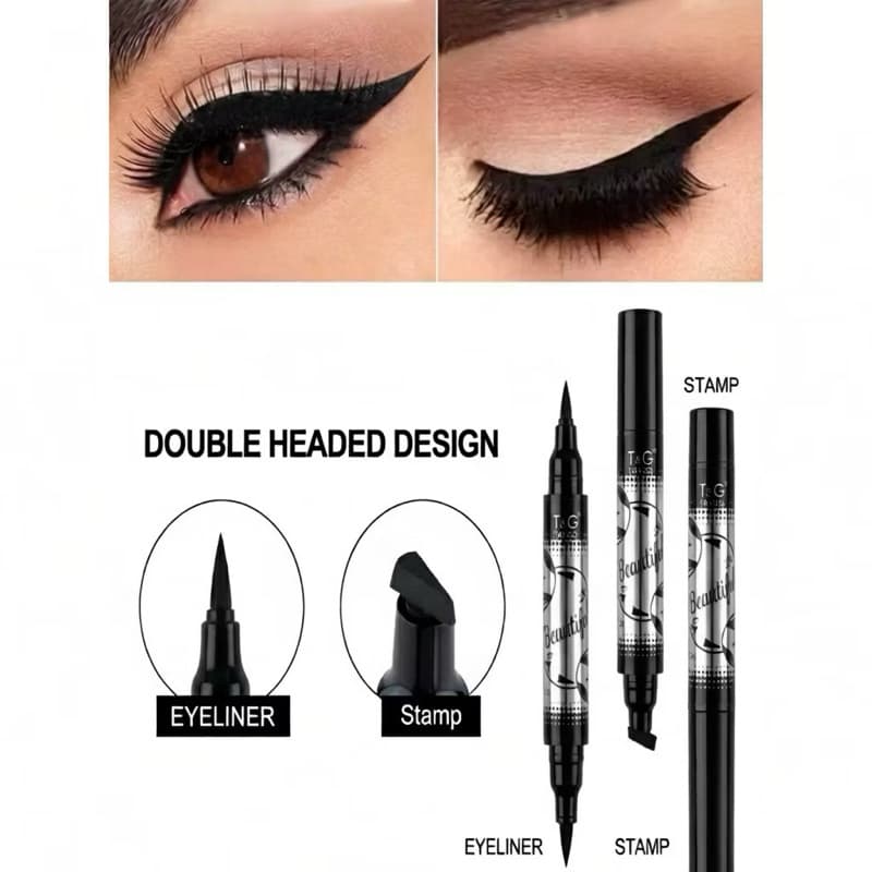 BOX kit 24 pcs CANETA Carimbo Delineador Tango Beautiful Olho De Gatinho 2 Em 1 TG-7017 ATACADO