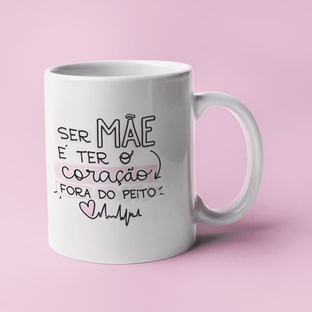 Caneca/Xícara de Porcelana Dia Das Mães Presente Vários Modelos
