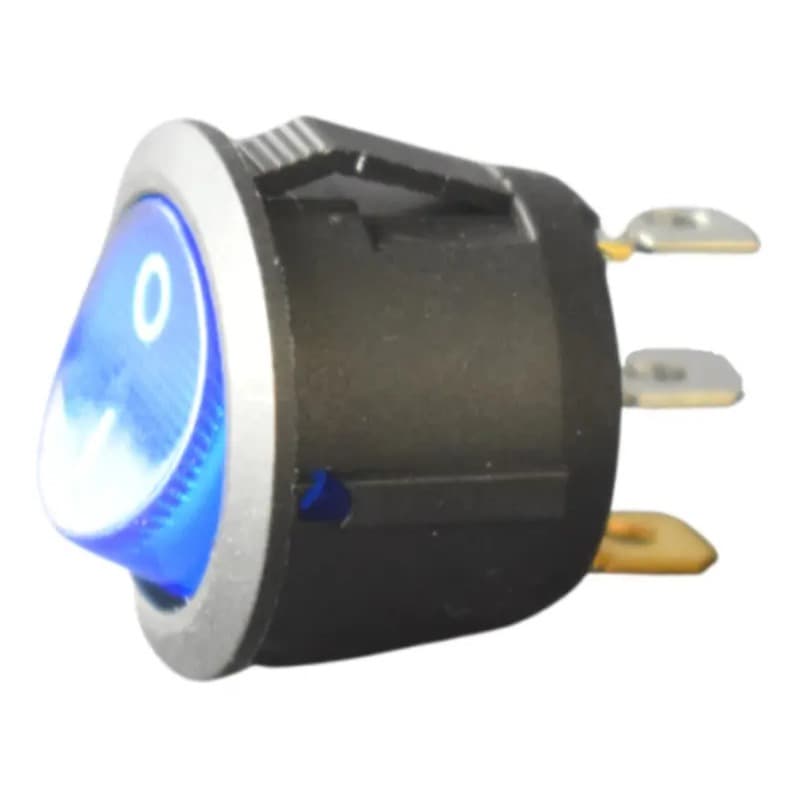 Botão Led Azul Do Ozônio Para Purificador Top Life